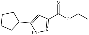 1H-Pyrazole-3-carboxylic acid, 5-cyclopentyl-, ethyl ester