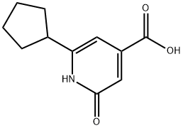 6-cyclopentyl-2-oxo-1,2-dihydropyridine-4-carboxylic acid